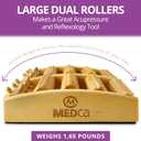 MEDca Pressure Point Therapy Massager - X-Large Dual Foot Massager Roller Feet, Arch and Heel Pain, Plantar Fasciitis Relief, Improve Circulation and Acupressure