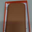 SHIELDON Real Leather Slim Case Wallet for iPhone 17 Pro 6.3-inch | Flip, Wireless Charging, Magnetic Closure, RFID Blocking Credit Card Holder, Full Protective Phone Cover - Saddle Brown