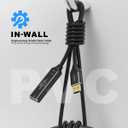 USB 3.0 Active Extension Cable, 65FT (20M) with Signal Booster - 5Gbps High Speed Data Transfer Male to Female Repeater Cord, in-Wall Compatible for VR Headset, Printer, Hard Drive, Xbox, PC