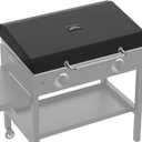 Upgraded Hinged Lid for Blackstone 28-inch Griddle 1517 1605 1853 1924 1885 1803 1839 1856 1983 2094, Hard Cover Hood for Blackstone 28" Griddle, Universal Lid for Most Brand 28-Inch Griddles