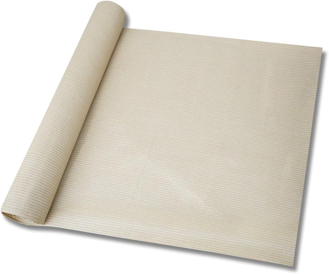 Patio 6' x 50' Sun Shade Fabric Roll 6/8/12 FT Shade Cloth for Patio, Outdoor Mesh Sail Sun Shades Canopy Replacement Pergola Cover for Backyard Deck Porch, Beige