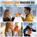 2026 Winter Goose Gloves, Funny Novelty Animal Gloves with Thermal Soft Lining, Cute Goose Mittens Gift for Girl Friend Women