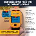 Zircon MultiScanner A200 Electronic Wall Scanner Stud Finder & Metal Detector with Live AC Wire Detection, SpotLite Pointer, ACT Auto-Correcting Technology