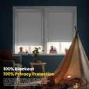 Motorized Blinds No Drill Automatic Blinds for Windows Cordless Roller Shades Electric Blinds with Remote Control Smart Blinds (White, 25 x 72)