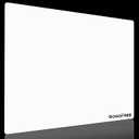gogofree White Glass Mousepad for Gaming, Ultra Smooth Mouse Mat with Hard Surface, Large Tempered Glass Mouse Pad Precision Speed Control for Games and Office (15.7" L x 11.8" W)