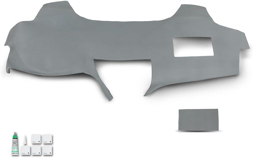 DOTCOM TPE Dash Cover Dashboard Panel Fit 2007-2011 Toyota Camry Gray | Covers Sticky Or Cracked Dash,UV-Resistant & Glare-Reducing,Fit 2007-2011 Toyota Camry,TPE Material