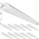 ELEKICO Upgrade Hanging | Surface Mount 4' Led Shop Lights for Workshop 4FT 10pack, Super Bright 10000LM 5000K 60W Linkable 4FT Led Shop Light for Workshop Garage Factory Warehouse Shop Workbench