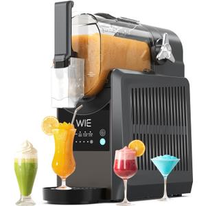 WIE Slushie Machine for Home, 88oz Slushy Machine No Ice Needed with 5 Presets, Shaved Ice Machine Self-Cleaning, Frozen Drink & Smoothie Maker Machine for Margaritas, Frapps, Cocktails & More