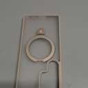 TORRAS Pale Apricot Magnetic for Galaxy S25 Ultra Case [Fit for Magsafe] Ring Stand, Shockproof Translucent Slim Protective Phone Cover for S25 Ultra, Apricot