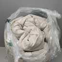 CozyLux California King Comforter Set Oatmeal - 7 Pieces Cal King Pintuck Bed in A Bag Gift for Family, Pinch Pleat Bedding Sets with All Season Comforter, Sheets, Pillowcases & Shams