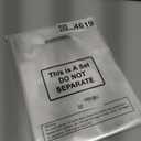 Sinmoe 200 Pack 9"x12" Clear Plastic Gift Bag with Die Cut Handle Plastic Merchandise Retail Shopping Bags Small Business Boutique for Shopping, Clothing and Trade Show