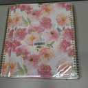 2 x Academic Planner 2025-2026, 8.5" x 11", Weekly & Monthly Planner from JUL.2025 to JUN.2026, Column View Calendar Organizers, Spiral Hardcover Agenda Book with Tabs for Office School Supplies, Floral