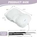 Adjustable Neck Pillow for Recliner, Headrest Pillow for Chair & Couch Support - Ergonomic Design Cushion with 2 Adjustable Strap, Recliner Head Pillow for Office, Home, Traveling (Grey)