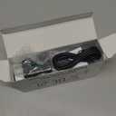 Netzu 3-in-1 Digital Clocks for Living Room with Temperature, Date & Time Display - 4 Levels Birghtness, 3 Volumes, Small & Compact Plug-in Alarm Clock for Bedroom, Office (Black)