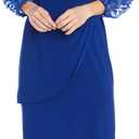 R&M Richards Women's Empress Embroidered Cocktail Dress (16)