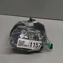 QINSEN Womens Square Neck Tennis Dress Pleated Sleeveless Built in Shorts Golf Athletic Dress with Pockets (X-Large, Black)