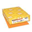 Neenah 65 lb Astrobrights Cosmic Orange Card Stock 250 Sheets
