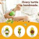 Handmade Positive Crochet Turtle – Mini Funny Cute Turtle Mothers Day Gifts for Mom from Daughter Son, Emotional Support Small Present for Mama, Mommy, Mother in Law, Birthday Gift