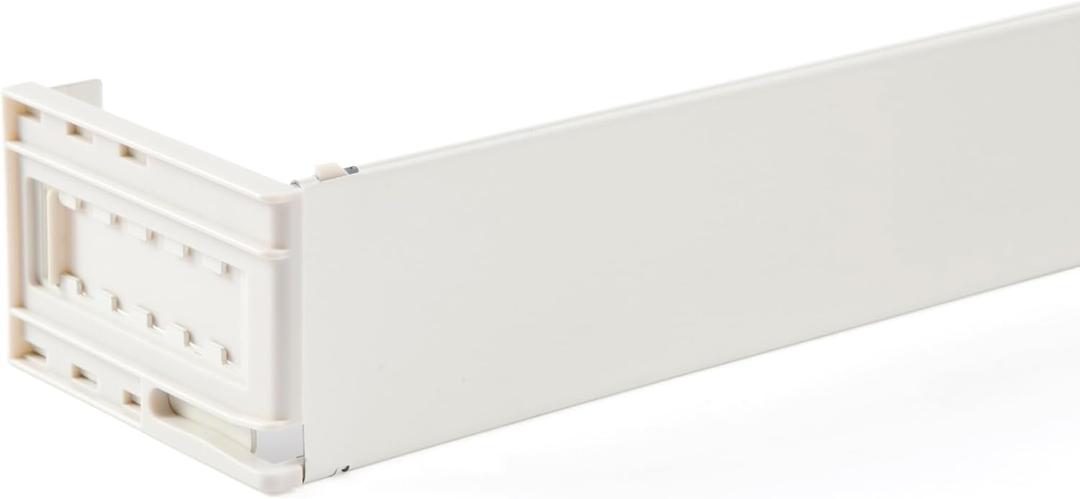 Kenney 506AP Classic 2.5 Adjustable Projection, 28 to 48-Inch Wide Pocket Curtain Rod, White