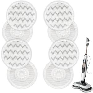 VIEWALL Steam Mop Pads Replacement for Shark S8000 S8001 S8002 S8200 S820 S8201 S7001 S7201 S7000 S7005 S7020 S7001 S7020 7001 S7201 7003 Steam Scrub, Dirt Grip Soft Washable Scrub Pads 6 Pack