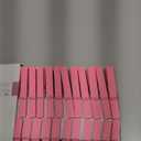 M METERXITY 50-Pack Colored Clothespins Wooden, 2.8 Inch/72mm Colorful Clothes Pins for Hanging Clothing/Crafts/Pictures, Wooden Clothespins [Rose Red]