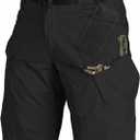 whox Mens Cargo Shorts Work Tactical Quick Dry Lightweight Elastic Waist Golf Hiking Outdoor Shorts with Pockets(No Belt, XL)