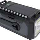 12000mAh Emergency Radio Portable Solar Crank Radio with AM FM WB SOS Flashlight Power Bank for Outdoor Camping Survival Kit