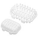 Dishwasher Basket, 2-Pack Bottle Washer for Bottle Parts, BPA-Free Baskets for Small Tools, White
