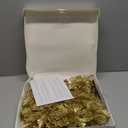 24 Pcs Christmas Gold Glittered Mesh Holly Leaf Artificial Poinsettia Flowers Picks Tree Ornaments 5.9" W for Gold Christmas Tree Wreath Garland Floral Gift Winter Wedding Holiday Decoration