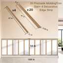 189x54 in Premade Board and Batten Wainscoting Kit