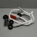 Fuel Transfer Pump with Auto Stop Sensor and 4 Tank Adapter, 3.2 Gallon per minute & 51'' Extra Long Hose, Portable Gas Can Pump for Oil, Diesel and Gasoline with Overfill Protection (Red)