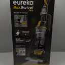 Eureka Powerful Upright Vacuum Cleaner for Carpet and Floor, Household Upright Vacuum Cleaner for Home Pets, Bagless Lightweight Upright Vacuum, MaxSwivel Pro NEU350 with Pet Tool, Yellow