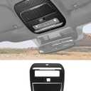 Savadicar Overhead Console Cover Trim for 2021-Present Ford F150, Carbon Fiber Finish Dome Light Panel Overlay Accent, Interior Decorative Accessories