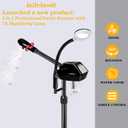 Professional Facial Steamer on Wheels,2 in 1 Face Steamer with 5X Magnifying Lamp and Ozone Function for Home and Beauty Spa Use