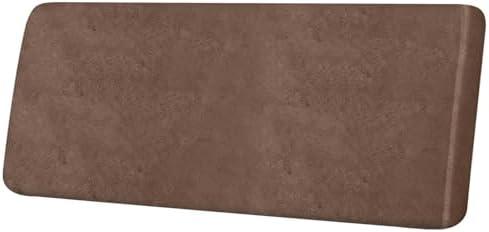 ANARACHON Leather Look Couch Cushion Covers Sofa Seat Slipcovers Sets Couches Furniture Protector for Sectional Armchair Loveseat Pets Kids Stretch Spandex Fabric (1 Cushion XL Sofa, Brown)