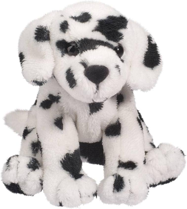 Douglas Checkers Dalmatian Dog Plush Stuffed Animal Toy  5-Inch Soft Cuddle Puppy  Realistic Black & White Spots  Kids Gift & Collectible Plush