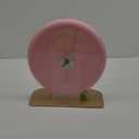 Niteangel Super-Silent Hamster Exercise Wheels: - Quiet Spinner Hamster Running Wheels with Adjustable Stand for Hamsters Gerbils Mice Or Other Small Animals (L, Pink) (Large)