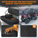 BORDAN UTV Seat Cover for Kawasaki Mule 600 610 2005-2016 Mule SX 2017-2023, Heavy Duty 1680D Waterproof Full Protection Outdoor Seat Cover Set(2 PCS)