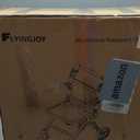 Wheelchairs for Adults,Transport Wheelchair Lightweight Foldable Chairs with Handbrakes,Portable Wheelchair Travel Wheel Chairs for SeniorsUp to 300lbs (Silver-new)