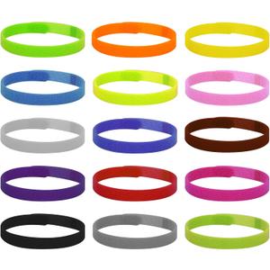 Luter 15 Colors 20x1cm Puppy Collars, Soft Adjustable Whelping Collars for Puppy ID Collars for Newborn Dog Kittens for Pet