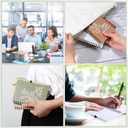 Janlaugh 30 Sets Appreciation Gifts for Office Coworkers Bulk - Thank You Inspirational Spiral Journal Notebook with Sticky Notes Pen for Employee Staff Teacher Team Nurse Graduation (Bright Color)