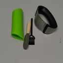 Garlic press rocker, crusher, mincer tool stainless steel with a Garlic Peeler, spatula, and Brush extract more Garlic Paste. The Garlic Mincer Tool Squeezes, Extracts, Crushes