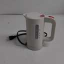 Bodum 17oz Bistro Electric Water Kettle For Coffee & Tea, BPA-Free Plastic, Rapid-Boil, Auto Shut-Off, White (0.5 Quarts)