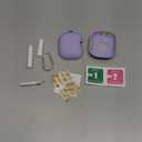 for Beats Powerbeats Pro 2 Case Cover, Shockproof Magnetic Case for Powerbeats Pro 2 2025 Wireless Earbuds, Magnetic Lock Lid Protective Cover with Cleaner Kit & Carabiner (Purple)