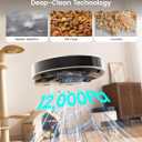 Lefant Robot Vacuum and Mop, 12000Pa Suction, 90-Day Self-Emptying, Obstacle Avoidance, Auto Mop Washing&Drying, All-in-One for Pet Hair Carpet, 5G WiFi Alexa/APP/iWatch Control, M3