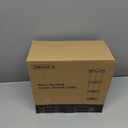 SWTYMIKI Corner Shower Caddy Standing - 4 Tier Floor Standing Shower Organizer with 4 Hooks, Plastic & Stainless Steel Waterproof Corner Stand Shower Shelf Storage Rack for Bathroom, Bathtub, White