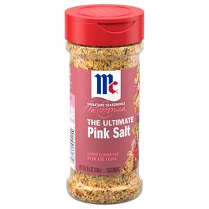 McCormick Himalayan Pink Salt with Black Pepper and Garlic All Purpose Seasoning, 6.5 oz (EXP 09/03/27)