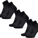 DANISH ENDURANCE Merino Wool Hiking Socks, Low-Cut, 3-Pack