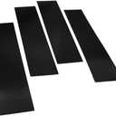 XQSMWF 4PCS Pillar Post Door Trim Set Glossy Black Compatible with Ford F150 Super Crew Fit for Lincoln Mark LT 2004-2014 Sticker Door Post Molded Cover Set, Cab Pillar Posts Door Cover Trim