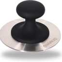 Burger Press Smash Burger Press - Hamburger Smasher Tool for Griddle & Grill Press Durable Stainless Steel Hamburger Press for Perfectly Cooked Smash Burgers - Burger Smasher (Black)